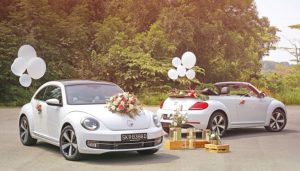 گل مناسب ماشین عروس
